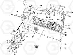 38720 Side panel, left EW130C ?KERMAN ?KERMAN EW130C SER NO - 583, Volvo Construction Equipment