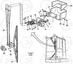 9392 Windscreen wiper, upper EW130C ?KERMAN ?KERMAN EW130C SER NO - 583, Volvo Construction Equipment