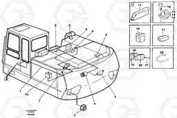 31488 Cable harness, upper section EW130C ?KERMAN ?KERMAN EW130C SER NO - 583, Volvo Construction Equipment