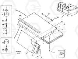 31339 Hatch, valve housing, front EW130C ?KERMAN ?KERMAN EW130C SER NO - 583, Volvo Construction Equipment