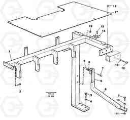 5637 Support, front EW130C ?KERMAN ?KERMAN EW130C SER NO - 583, Volvo Construction Equipment