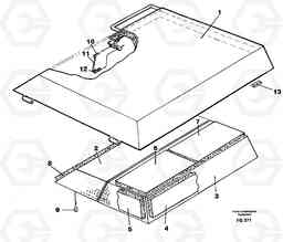 31341 Hatch, engine EW130C ?KERMAN ?KERMAN EW130C SER NO - 583, Volvo Construction Equipment