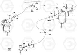 62518 Fuel system: Fuel tank - fuel pump EW130C ?KERMAN ?KERMAN EW130C SER NO - 583, Volvo Construction Equipment