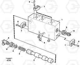 6102 Operating valve EW130C ?KERMAN ?KERMAN EW130C SER NO - 583, Volvo Construction Equipment