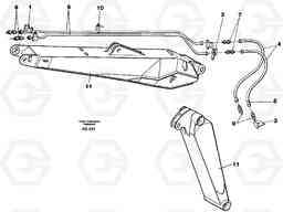 40667 Grab bucket equipment, adjustible boom 4.62m EW130C ?KERMAN ?KERMAN EW130C SER NO - 583, Volvo Construction Equipment