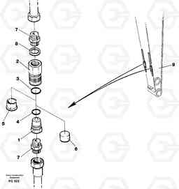 80137 Quick conection kit EW130C ?KERMAN ?KERMAN EW130C SER NO - 583, Volvo Construction Equipment