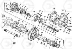 4406 Wheel hub. Rear EW130C ?KERMAN ?KERMAN EW130C SER NO - 583, Volvo Construction Equipment