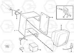 1668 Working light on boom + adjustable boom EW130C ?KERMAN ?KERMAN EW130C SER NO - 583, Volvo Construction Equipment