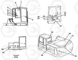 9338 Sign plates and transfer,inner location EW130C ?KERMAN ?KERMAN EW130C SER NO - 583, Volvo Construction Equipment