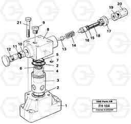 39813 Pressure limiting valve EC300 ?KERMAN ?KERMAN EC300, Volvo Construction Equipment