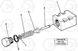 27551 Pressure limiting valve EC300 ?KERMAN ?KERMAN EC300, Volvo Construction Equipment