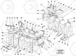 39811 Main valve assembly, tubes connections EC300 ?KERMAN ?KERMAN EC300, Volvo Construction Equipment