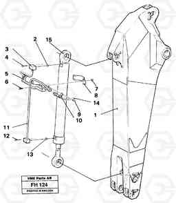 31829 Dipper arm hydraulic EC300 ?KERMAN ?KERMAN EC300, Volvo Construction Equipment