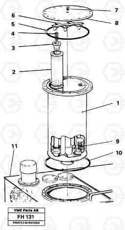 27542 Filter box EC300 ?KERMAN ?KERMAN EC300, Volvo Construction Equipment