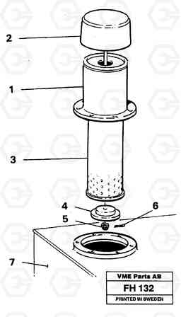 36398 Air filter retainer EC300 ?KERMAN ?KERMAN EC300, Volvo Construction Equipment