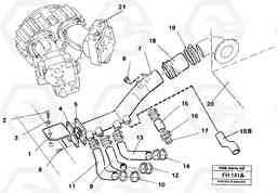 70698 Hydraulic system suction lines EC300 ?KERMAN ?KERMAN EC300, Volvo Construction Equipment