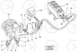 92264 Hydraulic system, feed line EC300 ?KERMAN ?KERMAN EC300, Volvo Construction Equipment