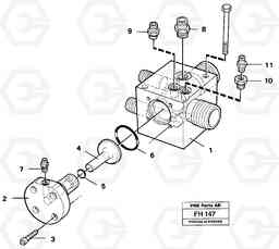 39799 Shunt valve EC300 ?KERMAN ?KERMAN EC300, Volvo Construction Equipment