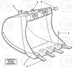 36162 Buckets for Quickfit EC300 ?KERMAN ?KERMAN EC300, Volvo Construction Equipment