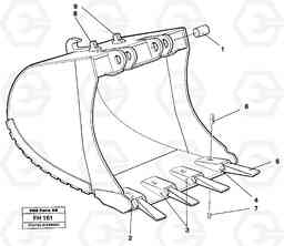 106038 Buckets for Quickfit EC300 ?KERMAN ?KERMAN EC300, Volvo Construction Equipment