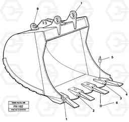 99746 Buckets, direct fitting EC300 ?KERMAN ?KERMAN EC300, Volvo Construction Equipment