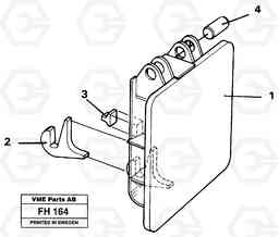 36154 Hammer plate EC300 ?KERMAN ?KERMAN EC300, Volvo Construction Equipment