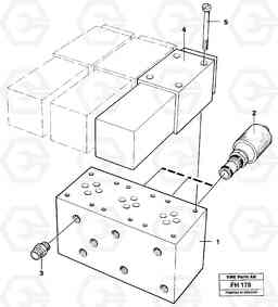 39202 Control block, for end position, dampening EC300 ?KERMAN ?KERMAN EC300, Volvo Construction Equipment