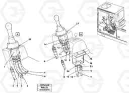 27555 Control lever EC300 ?KERMAN ?KERMAN EC300, Volvo Construction Equipment