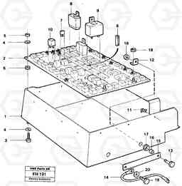 31624 Electrical distribution box EC300 ?KERMAN ?KERMAN EC300, Volvo Construction Equipment