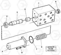 14765 Brake valve EC300 ?KERMAN ?KERMAN EC300, Volvo Construction Equipment