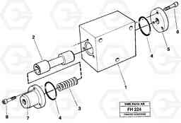 30646 Valve,crawlerbrake EC300 ?KERMAN ?KERMAN EC300, Volvo Construction Equipment