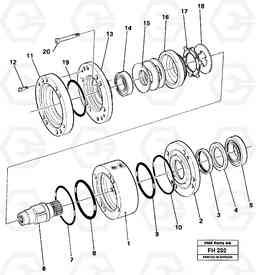 58824 Travel brake EC300 ?KERMAN ?KERMAN EC300, Volvo Construction Equipment