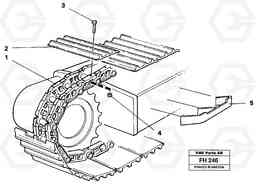 30931 Crawler track EC300 ?KERMAN ?KERMAN EC300, Volvo Construction Equipment