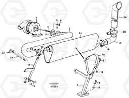 81510 Exhaust system EC300 ?KERMAN ?KERMAN EC300, Volvo Construction Equipment