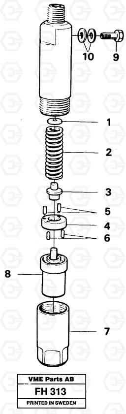 65517 Injector EC300 ?KERMAN ?KERMAN EC300, Volvo Construction Equipment