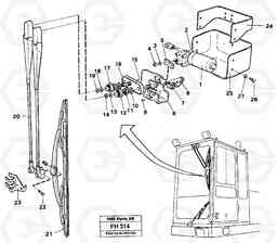 7992 Windscreen wiper, upper EC300 ?KERMAN ?KERMAN EC300, Volvo Construction Equipment