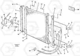 37086 Condensor with fitting parts. Cooling agent R134a EC300 ?KERMAN ?KERMAN EC300, Volvo Construction Equipment