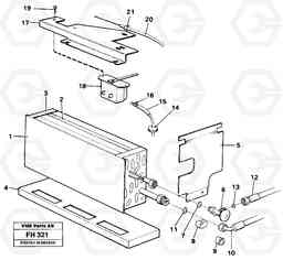 9386 Evaporator with fitting parts Cooling agent, R134a EC300 ?KERMAN ?KERMAN EC300, Volvo Construction Equipment