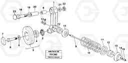 40912 Automatic belt tensioner with fitting parts EC300 ?KERMAN ?KERMAN EC300, Volvo Construction Equipment