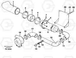 32868 Inlet system EC300 ?KERMAN ?KERMAN EC300, Volvo Construction Equipment