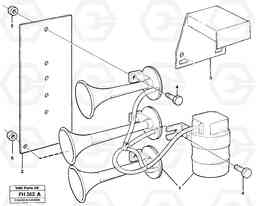 30915 Compressor horn EC300 ?KERMAN ?KERMAN EC300, Volvo Construction Equipment