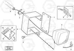 36184 Working lamp on boom EC300 ?KERMAN ?KERMAN EC300, Volvo Construction Equipment