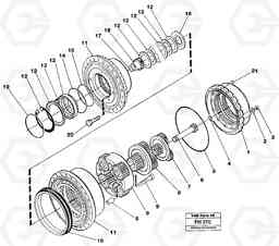 26829 Planetary gear, travel EC300 ?KERMAN ?KERMAN EC300, Volvo Construction Equipment