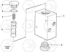 29594 Valve, travel brake EC300 ?KERMAN ?KERMAN EC300, Volvo Construction Equipment