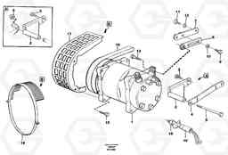 32125 Compressor with fitting parts, cooling agent R134a EC300 ?KERMAN ?KERMAN EC300, Volvo Construction Equipment