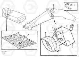 1609 Working lamp on boom EC300 ?KERMAN ?KERMAN EC300, Volvo Construction Equipment