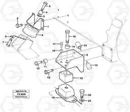 32662 Engine mounting EC300 ?KERMAN ?KERMAN EC300, Volvo Construction Equipment