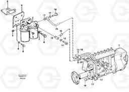 32689 Fuel pipes: Injection pump - - fuel filter EC300 ?KERMAN ?KERMAN EC300, Volvo Construction Equipment