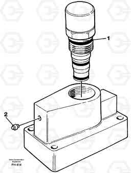 29582 Pressure limiting valve EC300 ?KERMAN ?KERMAN EC300, Volvo Construction Equipment