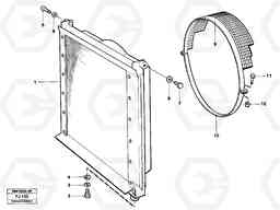 42335 Radiator with fitting parts EC200 ?KERMAN ?KERMAN EC200, Volvo Construction Equipment